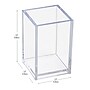 Mind Reader Plastic Pen Cup Holder, Clear (ACPEN-CLR)~#|#~D59CDBE4-B3BF-4F9E-BE24ABEA2EEC1287_sc7