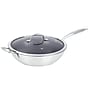 Brentwood 12" Wok With Glass Lid, Stainless Steel (B-WH30L)~#|#~D59F273D-E225-4B1D-BF0106BA8AC84F6E_sc7