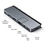 HyperDrive Duo Pro 7-Port USB Type-C Hub, Space Gray (HD575-GRAY)~#|#~D59F3CC5-1342-426B-9974B410DCD575B8_sc7