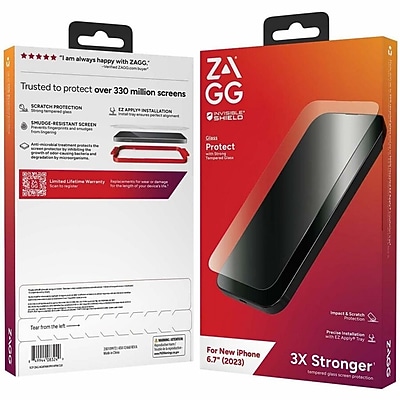 ZAGG InvisibleShield Screen Protector for iPhone 15 Plus - Thumbnail 2