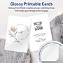 Avery Integrated Cards, 3" x 5", Glossy White, 75/Pack (95338)~#|#~D5A6E9FC-529A-464E-A75C7525248D245E_sc7