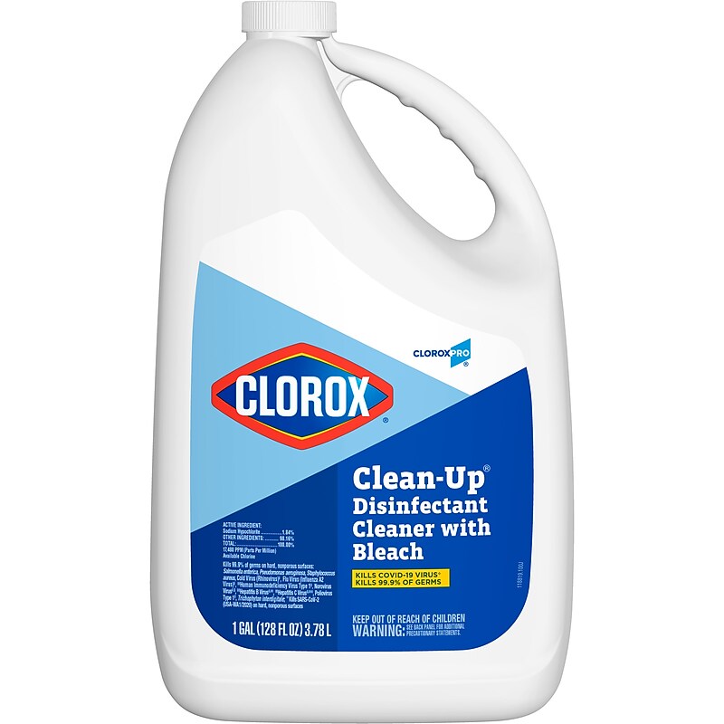 CloroxPro Clorox Clean-Up Disinfectant Cleaner with Bleach Refill, 128 oz. (35420) image 1