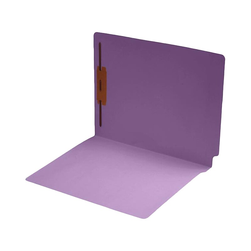 Medical Arts Press End Tab File Folder, Straight Cut, Letter-Size, Lavender, 50/Box (S-09242-LAV) image 1
