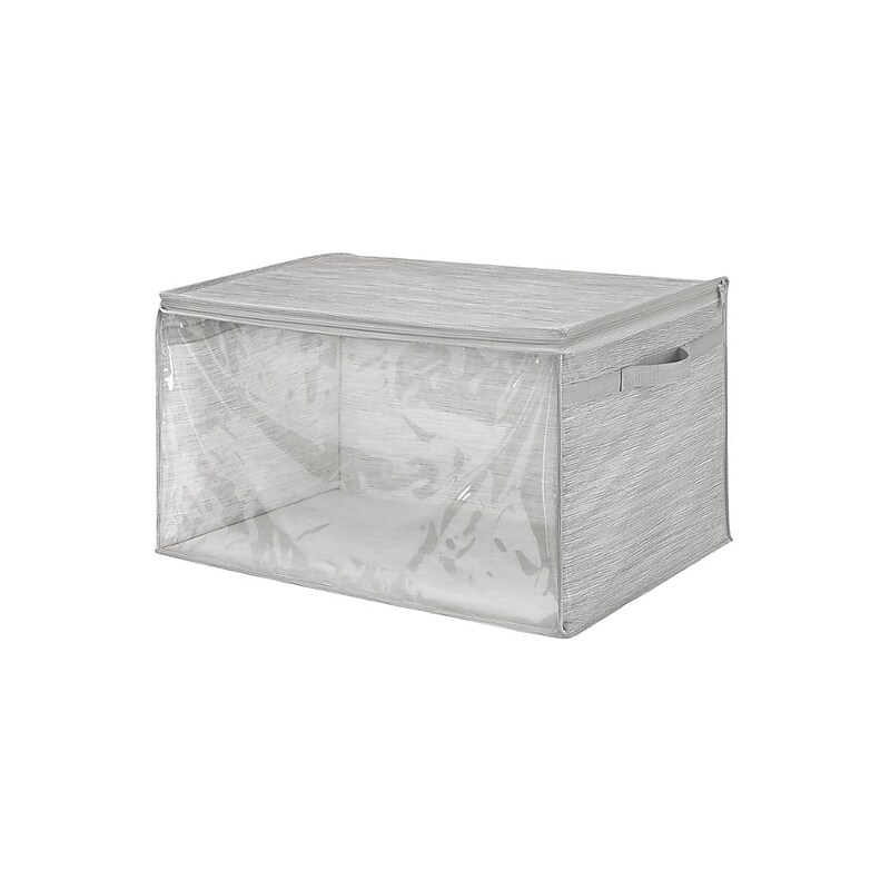 Whitmor 17" x 24" Storage Bag with Window, Gray (5455-12083) image 1