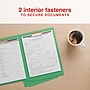 Staples Reinforced Classification Folder, 3/4" Expansion, Letter Size, Green, 50/Pack (ST62735)~#|#~D5B41A4E-BCF7-414A-ACAABB3CA683982E_sc7
