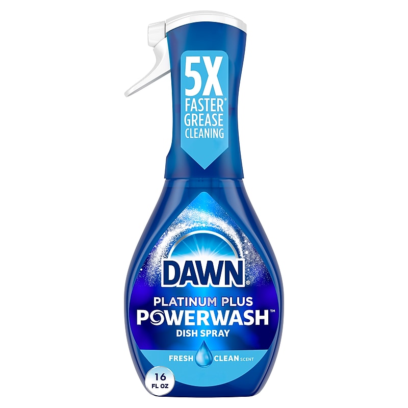 Dawn Ultra Platinum Powerwash Liquid Dish Soap Spray, Fresh, 16 oz. (52364) image 1