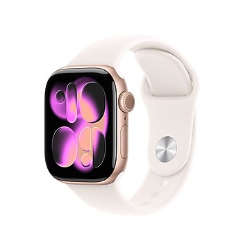 Apple Watch Series 11 GPS Smartwatch, 46mm, Jet Black Aluminum