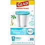 Glad 4 Gallon Drawstring Kitchen Trash Bags, Febreze Freshness Beachside Breeze Scent, Blue, 80/Box (79155)~#|#~D5BB79D6-555A-47B1-B4AFDE6C2C19D728_sc7