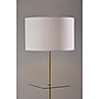 Adesso Imogen 67"H Antique Brass Floor Lamp with Linen Textured Fabric Shade (3189-21)~#|#~D5BC08BC-1239-4246-A74ABF48EBF204DF_sc7