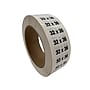 Nahanco 32 x 36 Plastic Size Marker, Clear/Black/White, 250/Roll (DSM-268)~#|#~D5C13A6A-D2D6-41AC-9710C2221EBCDD88_sc7