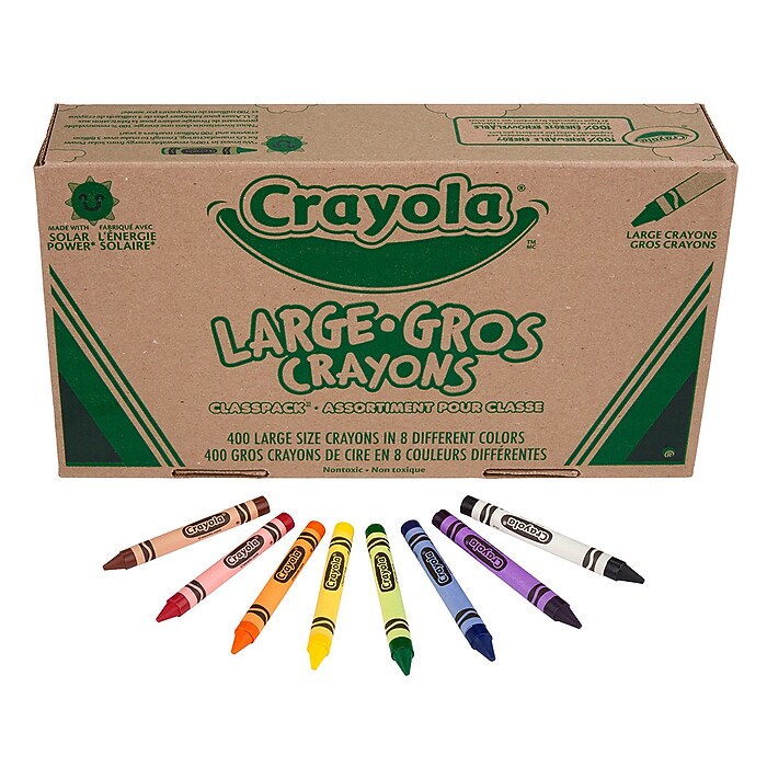 Crayola Classpack Crayons, 400/Box (52-8038) | Staples