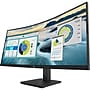 HP P34hc G4 34" Curved WQHD VA 100Hz LED Monitor, Built-In Speaker, Height Adjustable, Black (21Y56AA)~#|#~D5C5033D-B3A0-4D27-BE17D1C48CB9789A_sc7