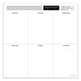 TF Publishing Schedule Pad 7.75" x 7.75" Undated Planner, Paperboard Cover, Multicolored (99-5941)~#|#~D5CAFB1E-7C96-4441-99263B45295496C6_sc7