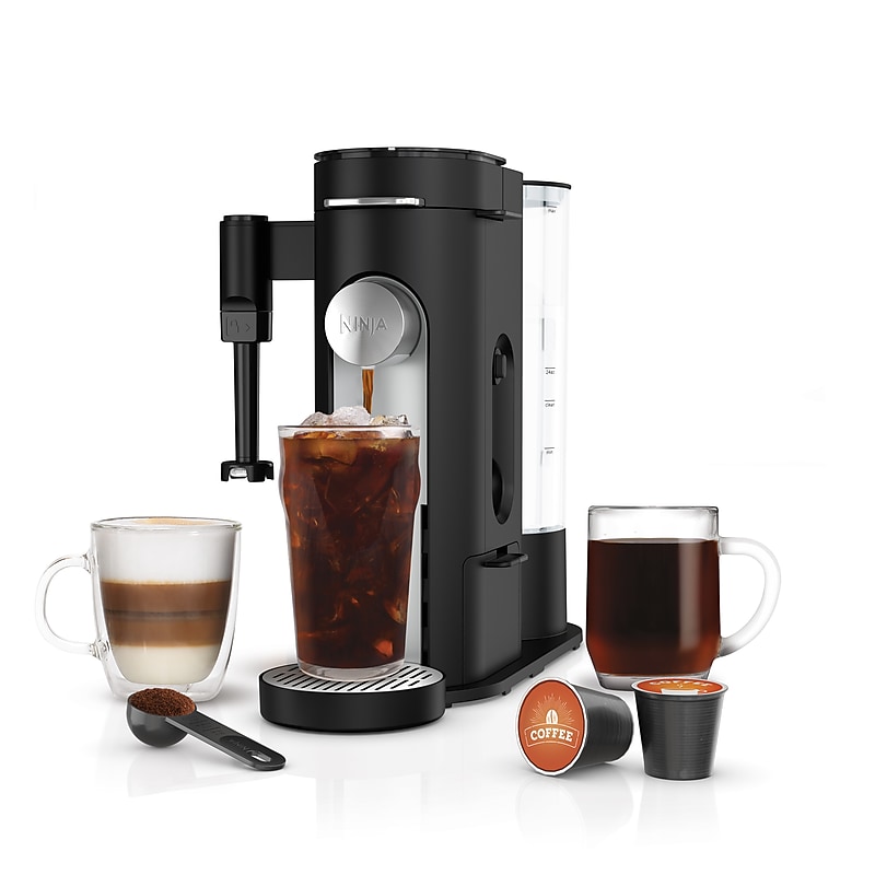Ninja 3-Cups Single Serve Coffee Maker, Black (PB051) image 1