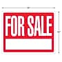 Cosco For Sale Outdoor Sign Kit, 19" x 15", Red/White (098534)~#|#~D5CB4CC4-01DC-42A4-BB9D08DA67912B10_sc7