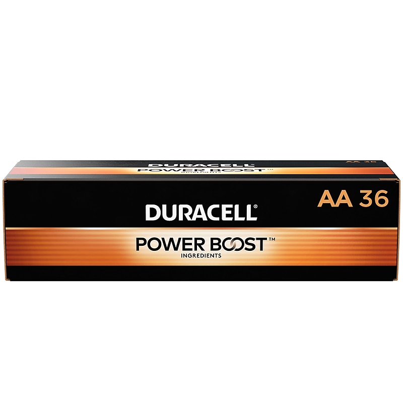 Duracell Coppertop AA Alkaline Battery, 36/Pack (MN15P36) image 1