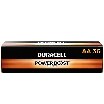 Duracell Coppertop AA Alkaline Battery, 36/Pack (MN15P36)