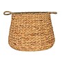 Household Essentials Round Handwoven Water Hyacinth and Seagrass Basket with Handles, Natural (HE1191)~#|#~D5D47CFC-1F24-4180-8A714DA13CFF8C4E_sc7
