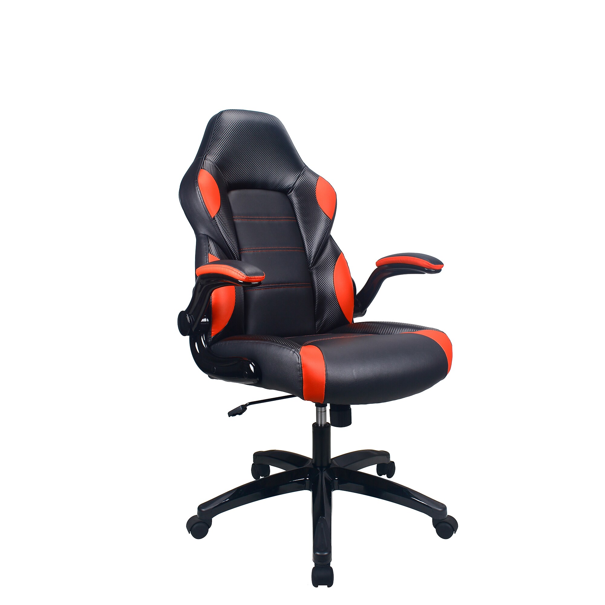 Raynor Group Playr Polyurethane Gaming Chair, Black/Red (G-GAMEBSC-RED) Sansujyuku sansujyuku.com