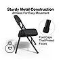 Staples Luxura Faux Leather Folding Chair, Black, 4/Pack (51504)~#|#~D5D67A8B-EB89-4587-BD5241E1B7344A70_sc7