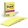 Post-it Super Sticky Notes, 4" x 6", Canary Collection, Lined, 90 Sheet/Pad, 5 Pads/Pack (6605SSCY)~#|#~D5D87824-B353-45D0-96DDA5BC6FB3D2E9_sc7