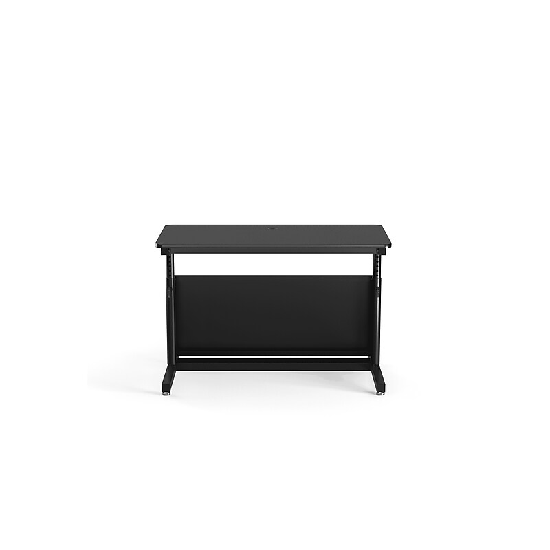 VersaDesk Deluxe 48"W Manual Adjustable Standing Computer Table, Black (CTL4824-BB) image 1