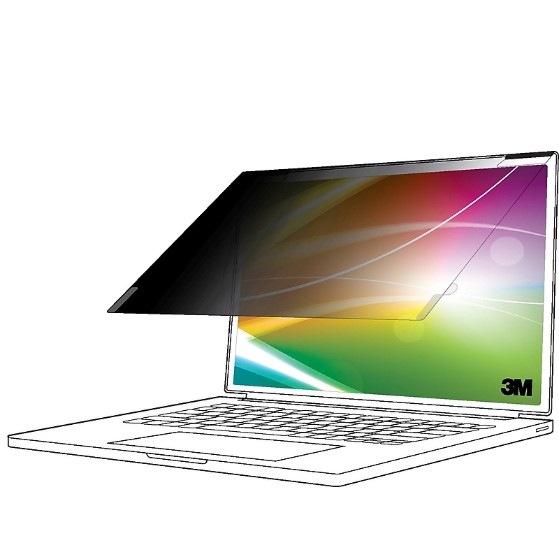 3M Anti-Glare Privacy Filter for 16" Laptop, 16:10 (BP160W1B) image 1