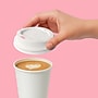 Perk™ Plastic Hot Cup Lid, 8 Oz., White, 500/Carton (PK45593CT)~#|#~D5E4A998-A6B8-428B-AD83E9610AF5337A_sc7