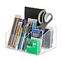 Mind Reader 7-Compartment Acrylic Desk Tray, Clear (AORG-CLR)~#|#~D5E8F5E0-9899-4199-A378380A04416B19_sc7