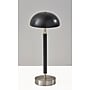 Adesso Ronny LED Cordless Table Lamp, 14.6"H, Brushed Steel/Black Wood (3064-01)~#|#~D5EE01B4-7088-41D8-83CA2A20D950B712_sc7