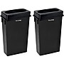 Alpine Industries Polypropylene Trash Can with Drop-Slot Lid, 23 Gallon, Black, 2/Pack (ALP477-BLK-PKG2-2)~#|#~D5F5B07A-6416-4D7B-B6BFD59427CE131F_sc7