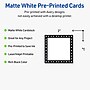 Avery Black and White Polka Dots Matte Blank Card, White, 120/Pack (S00-DKV)~#|#~D5FDD959-4847-409A-A35866581101C760_sc7