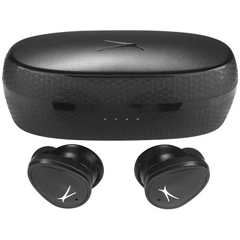 Altec Lansing NanoBuds ANC 2.0 Wireless Active Noise Canceling Earbuds, Bluetooth, Black (MZX5301-BLK-STK-6) image 1