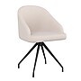Martha Stewart Sora Velvet Swivel Task Chair, White/Oil Rubbed Bronze (CH222119WHBK)~#|#~D60C71A8-1637-488C-A574DAAF13B98814_sc7