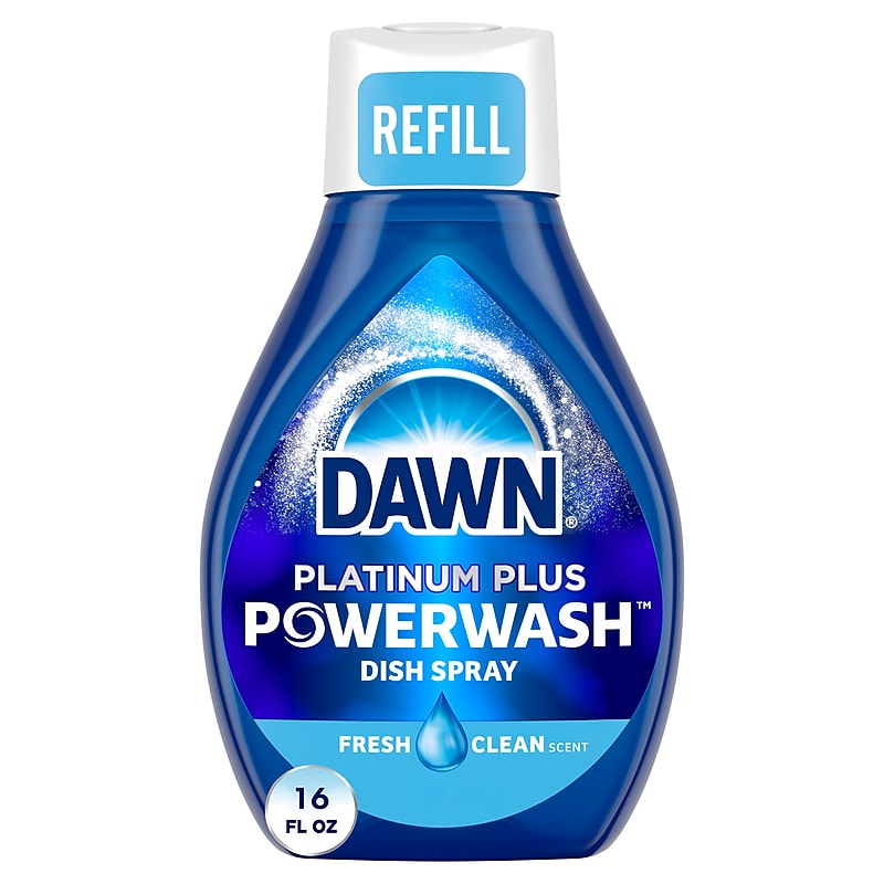 Dawn Ultra Platinum Powerwash Liquid Dish Soap Refill, Fresh Scent, 16 oz. (52366) image 1