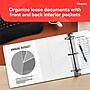 Staples 5" 3-Ring View Binder, D-Ring, White (55416/26360)~#|#~D613610C-B15F-462D-8728A5B1E4A270D6_sc7
