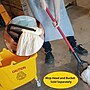 BISON LIFE 63" Quick Change Metal Wet Mop Handle, Red/Black, 6/Pack (BP-RMH-09)~#|#~D613E6D4-38C5-4F87-868D213760035068_sc7