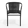 Flash Furniture Black Rattan Indoor-Outdoor Restaurant Stack Chair (TLH-037-BK-GG)~#|#~D6162A5C-84ED-4984-9C44384B8D6DAB61_sc7
