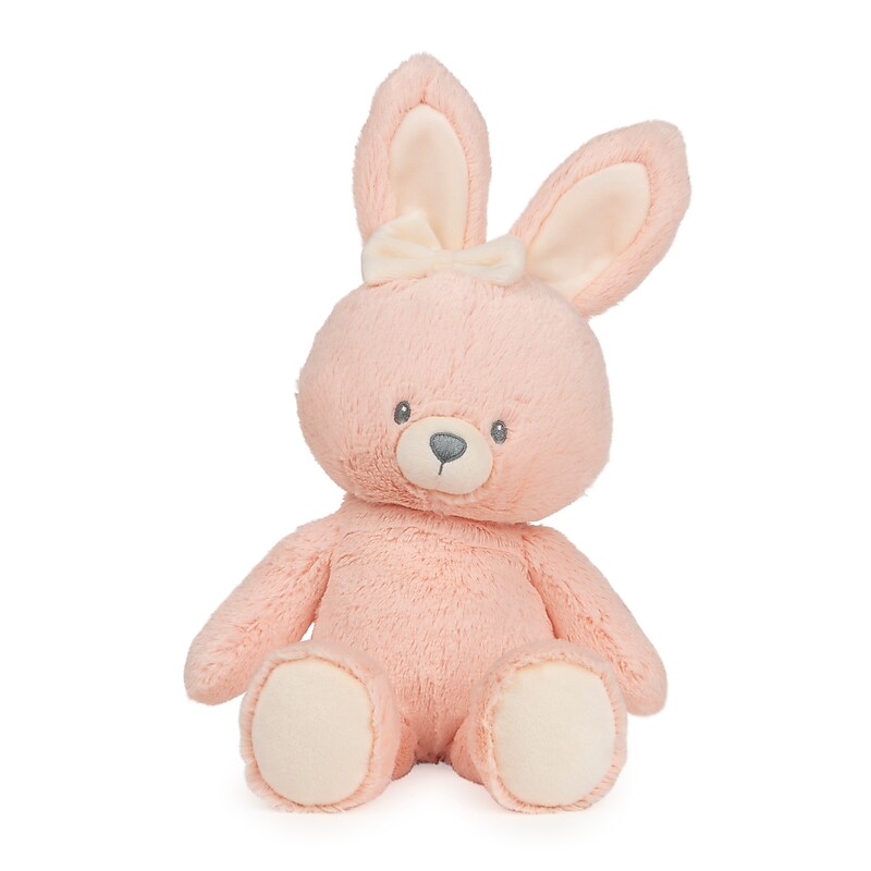 GUND Sustainable Bunny Plush, Pink/Cream (6066016) image 1