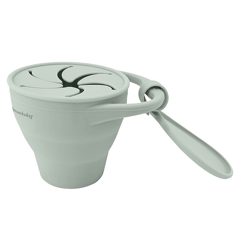 Dream Baby Kids Pop-Up Cup Snack Container, Seafoam Green (DB-L5022A) image 1
