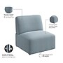 Bush Business Furniture Assemble Modular Lounge Chair, Armless, Mist Fabric (ASM130MSF-03)~#|#~D617A9E0-F6C9-4BE3-A1666FF382AB2B45_sc7