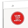 Staples Sign Holder, 8.5" x 11", Clear Acrylic, 10/Carton (ST62656)~#|#~D619294F-B337-41B6-A888DF1E9E1DA56A_sc7