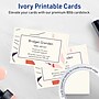Avery Integrated Cards, 5" x 7", Matte Ivory, 100/Box (95348)~#|#~D61BB265-79E1-4CAE-ADC4D55317513037_sc7