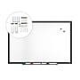 TRU RED™ Magnetic Steel Dry Erase Board, Black Frame, 3' x 2' (TR61180)~#|#~D61C22E6-685C-4761-B0411638264F26AF_sc7