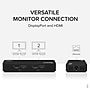 Plugable USB 3.0/USB-C to DisplayPort/HDMI Adapter, Black (USBC-6950UE)~#|#~D622C947-10E7-494D-A3EC5E034DA392AC_sc7
