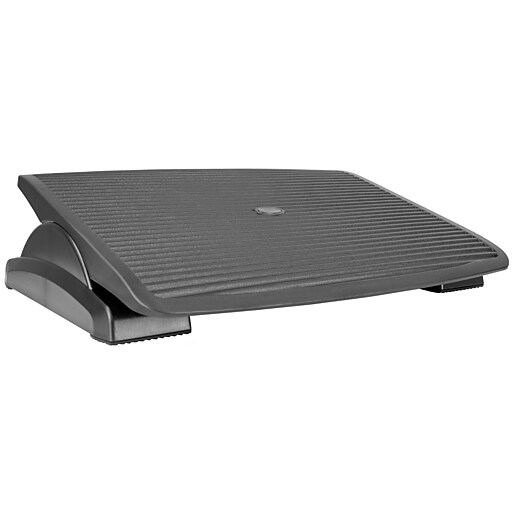 Mount-It! Tilt Adjustable Footrest, Black (MI-7804) | Staples