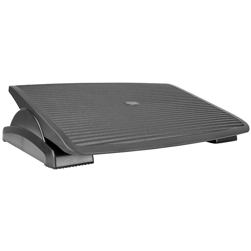 Mount-It! Tilt Adjustable Footrest, Black (MI-7804) image 1