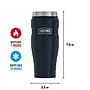 Thermos King Stainless Steel Vacuum Insulated Tumbler, 16 oz., Midnight Blue (EASK1005MDB4)~#|#~D627F862-F4F9-4B25-9BDD4D38E589A1F9_sc7