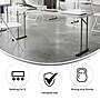 Flash Furniture Folding Table, 70.8"D x 18"W, Granite White (6RB1872)~#|#~D628D0EA-E87E-4E8A-A2DD16B00B7D72AF_sc7