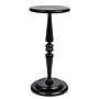 Storied Home Bishop Pedestal Cocktail Side Table, Black (EC1432)~#|#~D62E8632-4994-409B-AEA9A0C6A48F3FA2_sc7